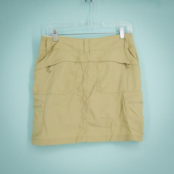 L.L. Bean Size 6 Khaki Water Repellant Comfort Trail Outdoor Active Pocket Skort - Picture 3 of 7
